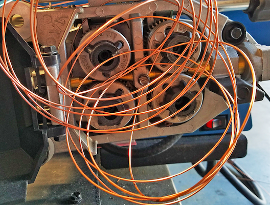 mig wire birdnest, contact tipburnback