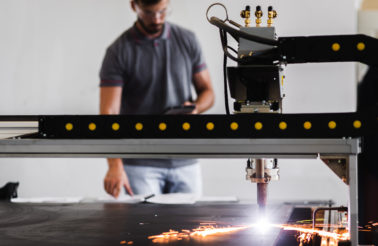 Plasma Cutting Robot Representing the Evolution and history of Plasma Cutting
