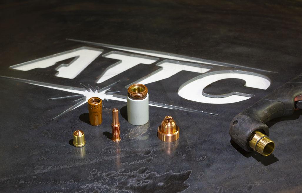 Heliocut parts w-handehld torch Hypertherm consumables