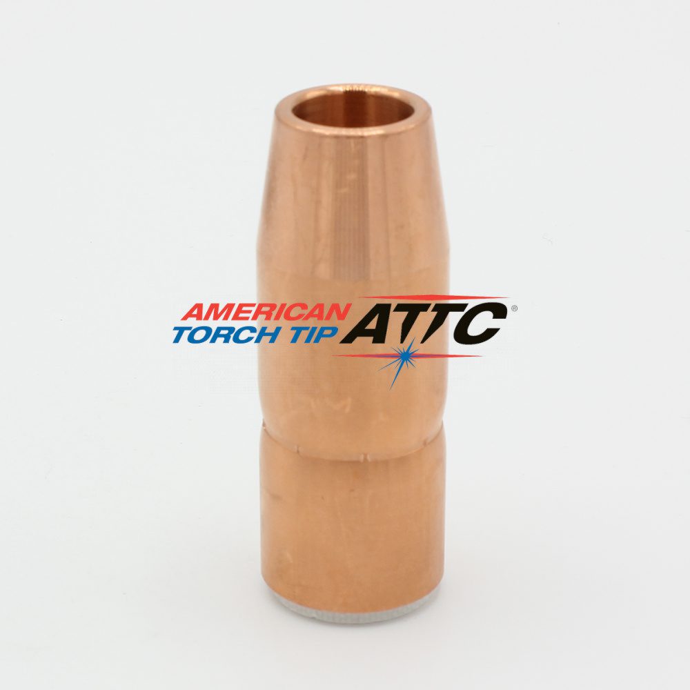 Nozzle Heavy Duty 5/8" Bore 1/8" Recess Threaded Copper 10 Pack